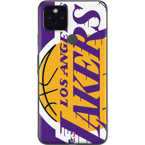NBA Los Angeles Lakers Large Logo Google Pixel 5a Skin